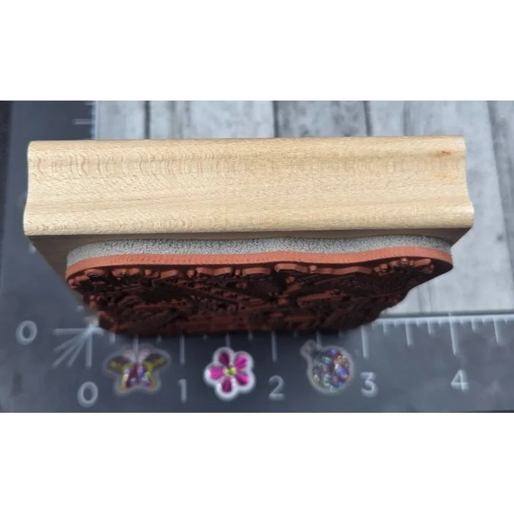 Whipper Snapper Handyman Tools Dad Background Rubber Stamp Wood #M66